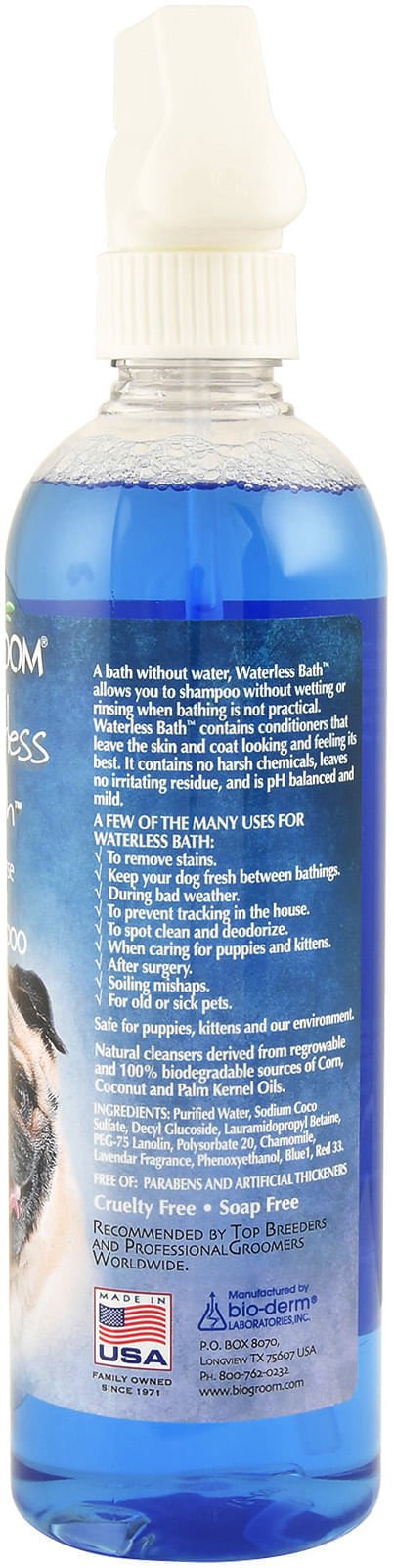 Bio - Groom Waterless Bath No Rinse Shampoo - Jeffers - Animal & Pet Supplies > Pet Grooming > Pet Shampoo & Conditioner