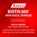 Biotin 800 Powder with Yucca - Jeffers - Animal Health & Wellness > Vitamins & Supplements