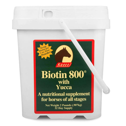 Biotin 800 Powder with Yucca Equine Supplement - KKB2 - Biotin 800 Powder, 2 lbs - 6