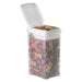 Bites & Bones Treat Canister, 3.25 qt - BU2K - White Lid / Clear Base - 3.25 qt - 1 - 7