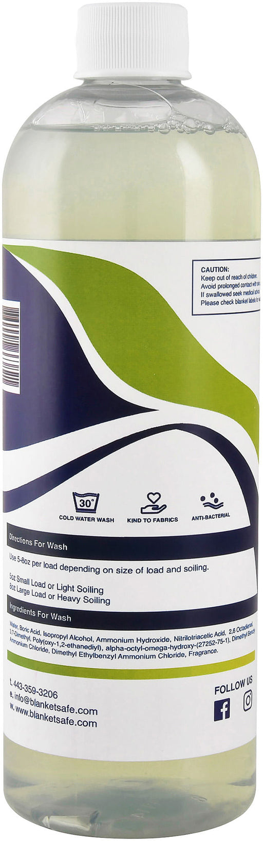 Blanket Safe Professional Horse Blanket Wash & Deodorizer, 16 oz - Zesty Lemon  