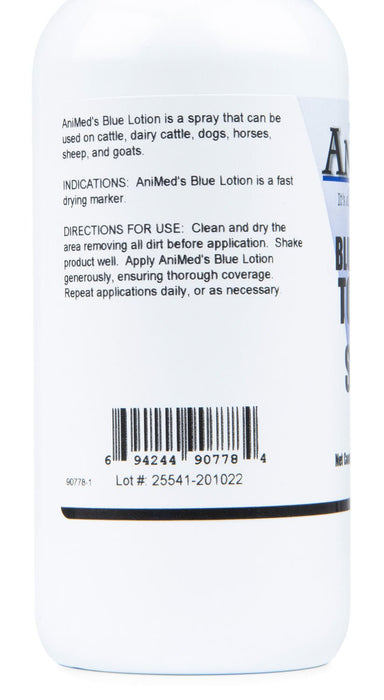 Blue Lotion Topical Antiseptic, 16 oz - Jeffers - Animal Health & Wellness > Medical Supplies