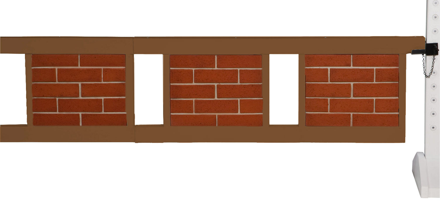 Burlingham 10' Red Brick Gate - Brown  