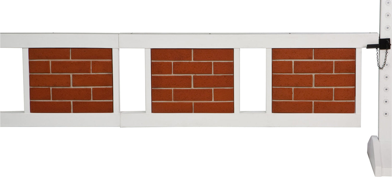 Burlingham 10' Red Brick Gate - White  