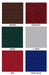 Burlingham 9'6" Picket Fence Walls, Set - Burgundy  