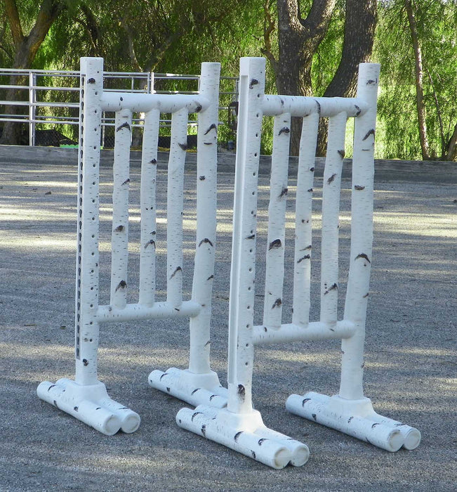 Burlingham Birch Jump Standards, Pair - 6' Birch Jump Standards, Pair  