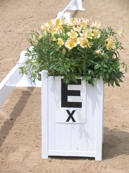 Burlingham White Arena Flower Box -   