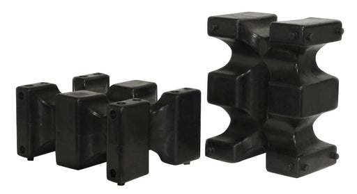 Burlingham Riser Max Jump Blocks, Pair - Black  