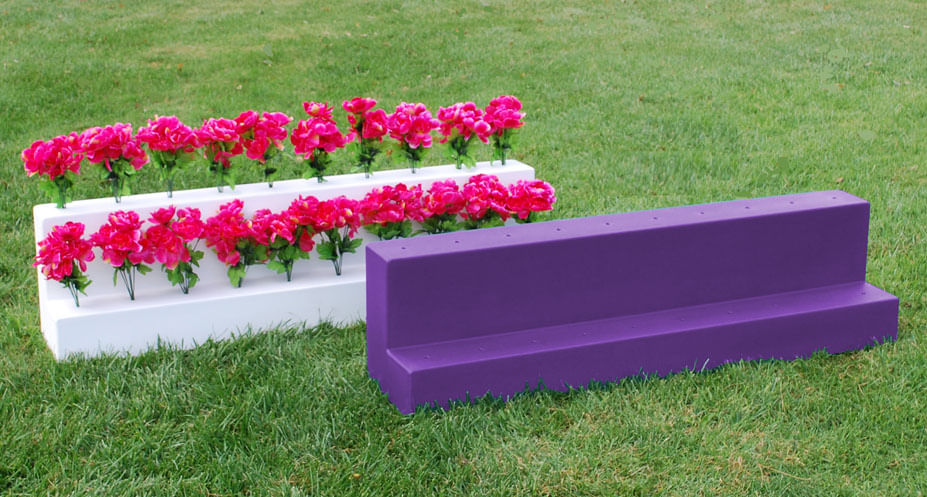 Burlingham 10' Flower Stairs, Set - Purple  