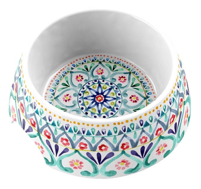 Boho Medallion Pet Bowl - Jeffers - Animal & Pet Supplies > Pet Bowls, Feeders & Waterers