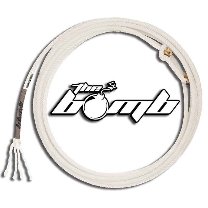 Bomb Head Rope, White, 32' - Jeffers - Horse Supplies > Riding Apparel & Accessories > Ropes & Roping Equipment