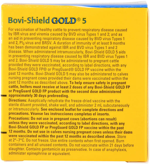 Bovi - Shield Gold 5 - Jeffers - Animal Health & Wellness > Vaccines