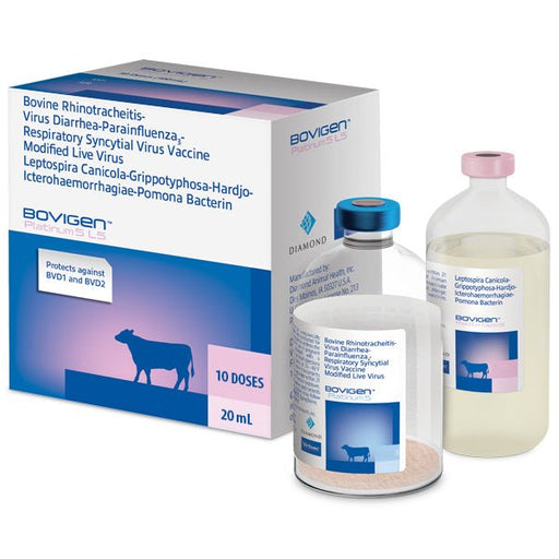 BOVIGEN Platinum 5 L5 Cattle Vaccine for Respiratory & Reproductive Protection with Leptospirosis - VED6 - 10 dose (20 ml) - 1