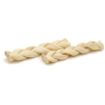 Braided Rawhide Sticks, 2 Count - Jeffers - Dog Supplies > Dog Treats