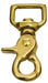 Brass Trigger Snap w/ Square Swivel Eye - Jeffers - Farm & Ranch Supplies > Stable Supplies