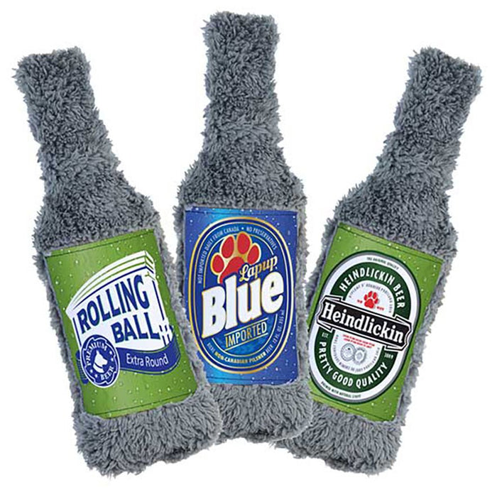 BrewGear Assorted Beverage Dog Toys - CD23 - Beer Bottle - Small - 1 ct - 4