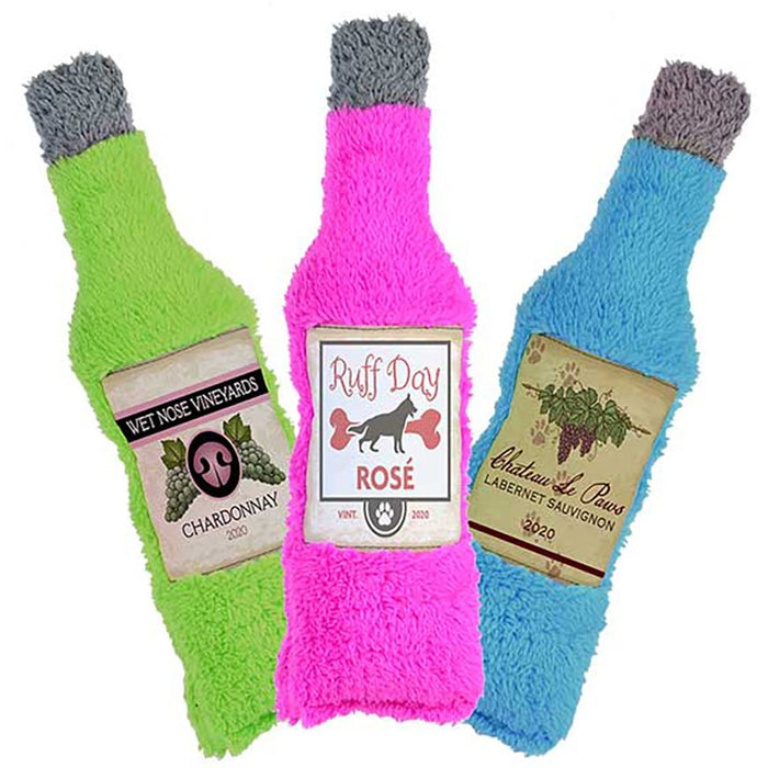 BrewGear Assorted Beverage Dog Toys - CD27 - Wine - Small - 1 ct - 11