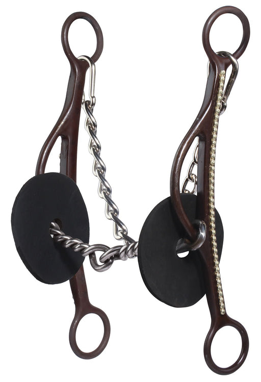 Brittany Pozzi Long Gag Twisted Wire Snaffle Bit - Jeffers - Horse Supplies > Horse Tack > Bridle Bits