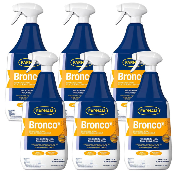 Bronco e Equine Fly Spray - FABY-6K - 32 oz - 6 - 16