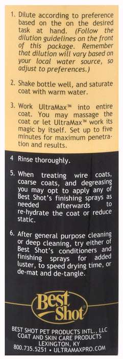 Best Shot UltraMAX Pro "4-in-1" Shampoo - 17 oz Best Shot UltraMAX Pro "4-in-1" Shampoo  