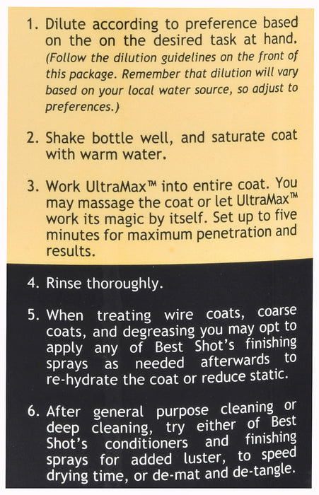 Best Shot UltraMAX Pro "4-in-1" Shampoo - 1.1 Gallon Best Shot UltraMAX Pro "4-in-1" Shampoo  