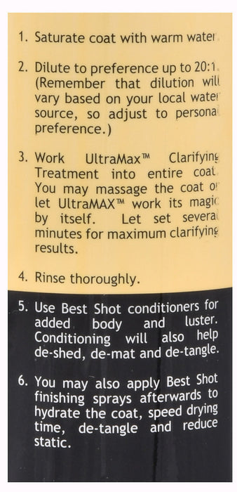 Best Shot UltraMAX Pro Clarifying Shampoo - 17 oz Best Shot UltraMAX Pro Clarifying Shampoo  