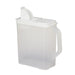 6-QT Pet Food Dispenser Color White Lid / Clear Base