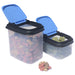 Trip & Treat 2pk Totes Color Blue/Black Lid / Clear Base