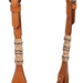 Buffalo Leather Braided Rawhide One Ear Headstall, Full - BUFVM - Light Oil - 2