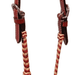 Buffalo Leather Brown Rawhide Laced One Ear Headstall - BUFUA - 3