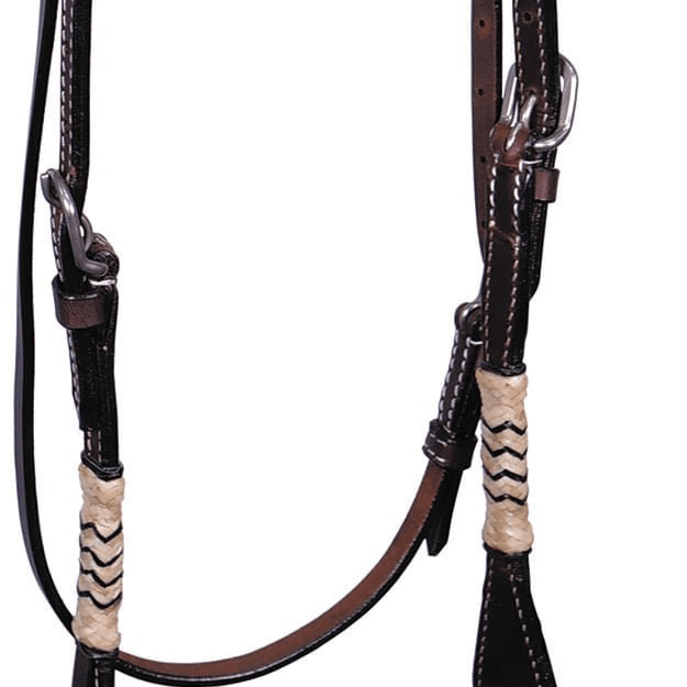 Buffalo Leather Chaparral Browband Headstall - BUFSG - 3