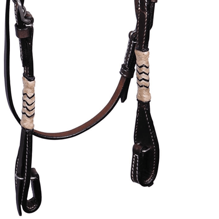 Buffalo Leather Chaparral Browband Headstall - BUFSG - 4