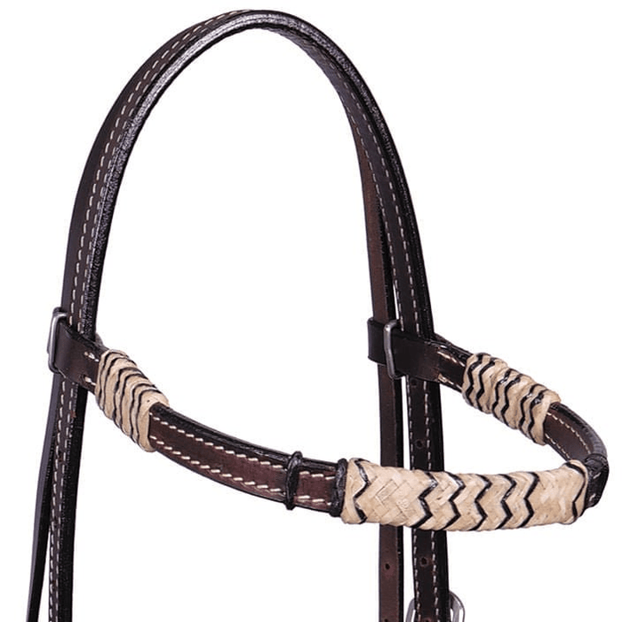 Buffalo Leather Chaparral Browband Headstall - BUFSG - 2