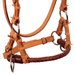 Buffalo Leather Fully Adjustable Leather Nose Side Pull Headstall - BUFU8 - 4