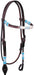 Buffalo Leather Sante Fe Browband Headstall, Full Size - Jeffers - Horse Supplies > Horse Tack > Bridles & Headstalls