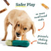 BullySafe Bully Stick & Chew Holder – Safe, Durable Chew Toy for Dogs - WO2AJ - Green - One Size - 1 ct - 4