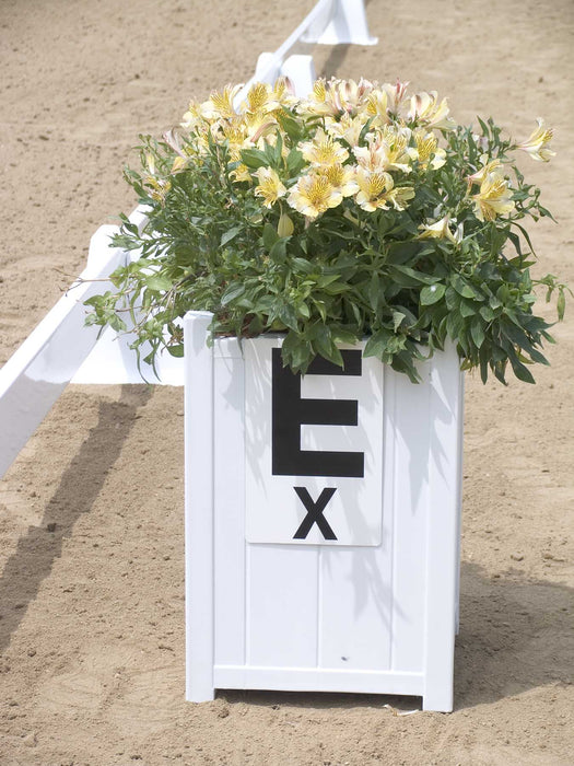 Burlingham White Arena Flower Box - Jeffers - Horse Supplies > Horse Supplies