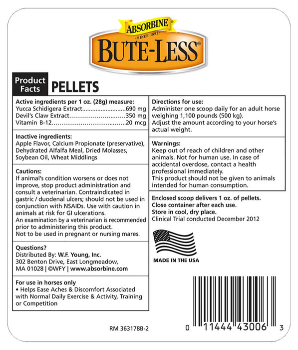 Bute - Less Pellets - Jeffers - Animal Health & Wellness > Joint Health