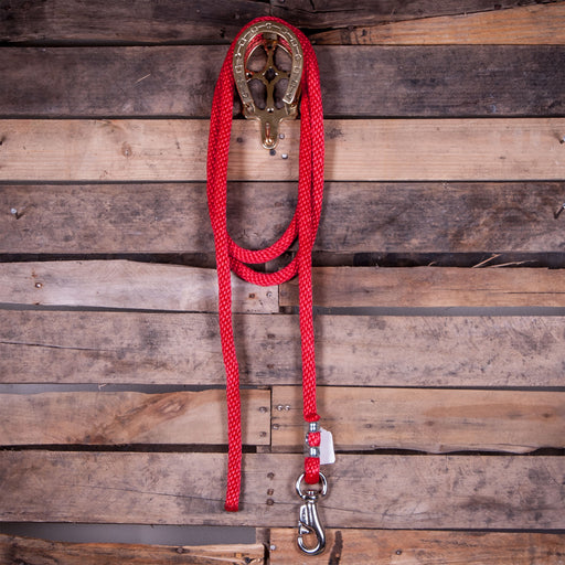 Poly Lead Ropes w/ Bull Snap (each) - Red  