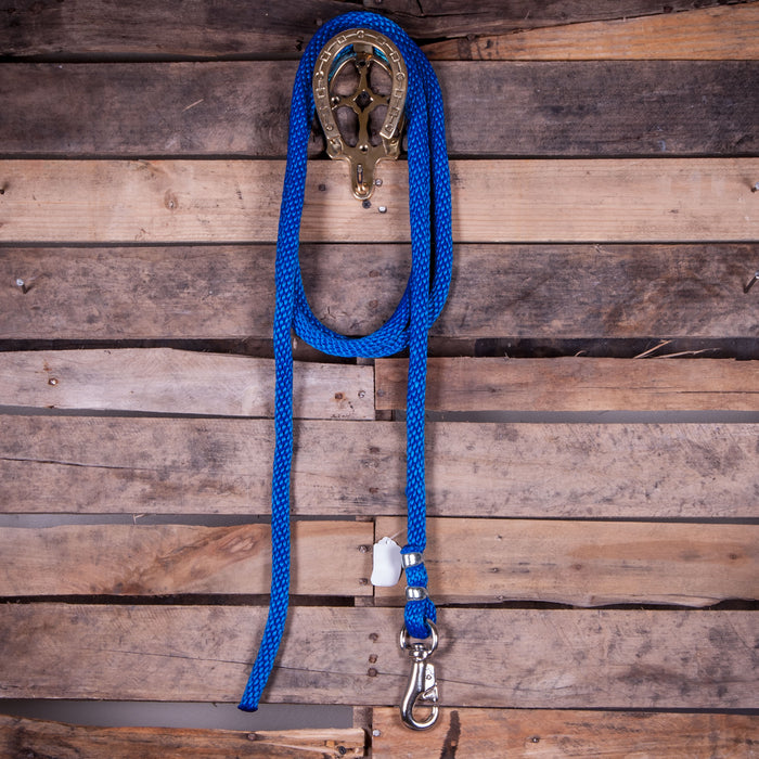 Poly Lead Ropes w/ Bull Snap (each) - Royal Blue  