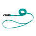 Li'l Pals Patterned Dog Leash with E-Z Snap - Teal and Grey Diamonds X-Small - 3/8" x 6' 