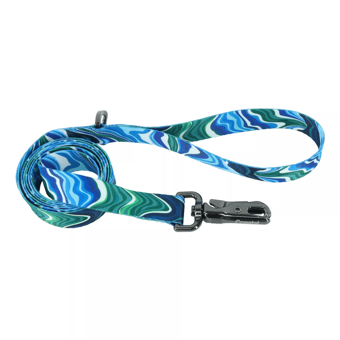 Inspire Fashion Dog Leash - Malachite Magic Medium/Large - 1" x 6' 