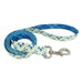 Sublime Dog Leash - Green Yellow and Navy Chevrons Medium/Large - 1" x 6' 