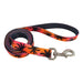 Sublime Dog Leash - Sunset Palms with Black Grid Medium/Large - 1" x 6' 