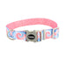 Sublime Adjustable Dog Collar - Pink Tie Dye with Pink Arrows Medium - 1" x 12"-18" 