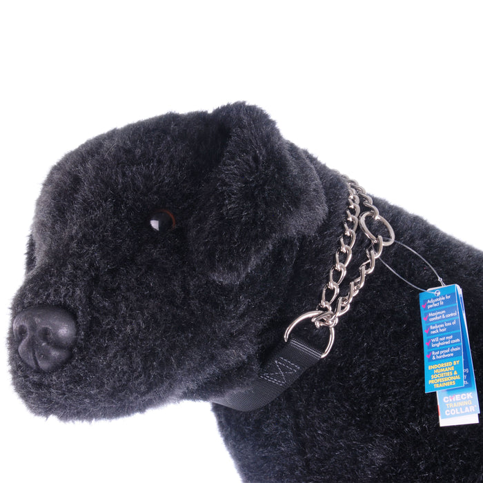 Check-Choke Training Collar, 5/8"W x 10"-14"L - Black  