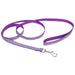 Coastal Pet Lazer Brite Dog Leash, 6' x 3/8" - Purple Daisy  