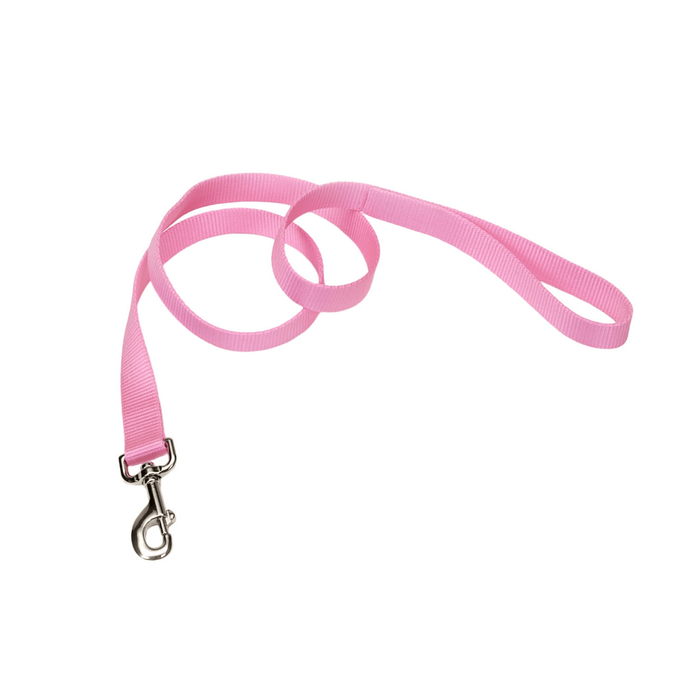 Coastal Single-Ply Dog Leash - Pink Bright  