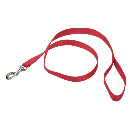 Coastal Single-Ply Dog Leash - Red  