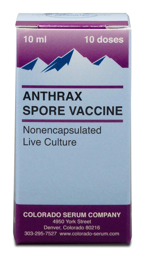 Anthrax Spore Vaccine - 10 Dose  